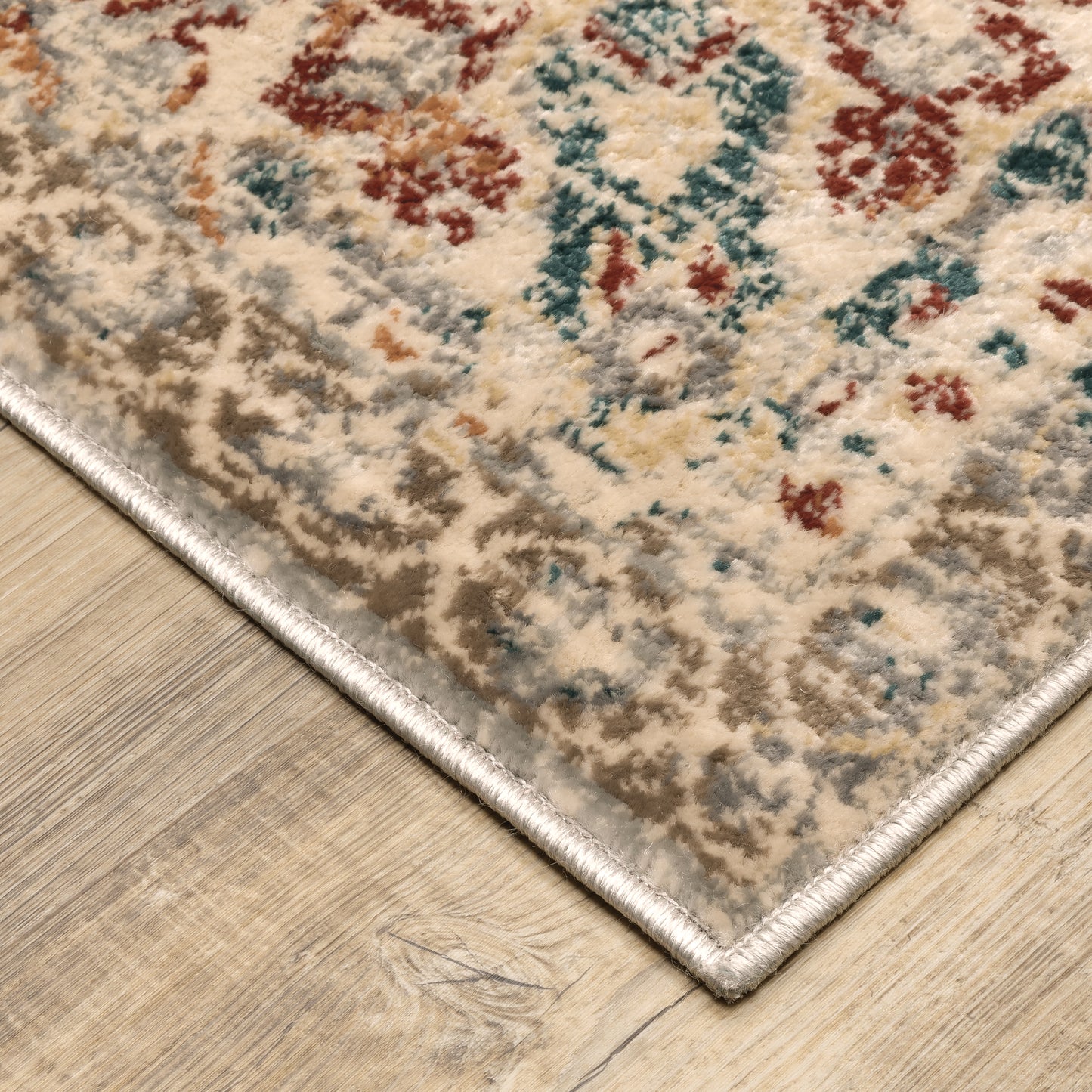 Juliette Grey Rust Traditional Oriental Indoor Rug