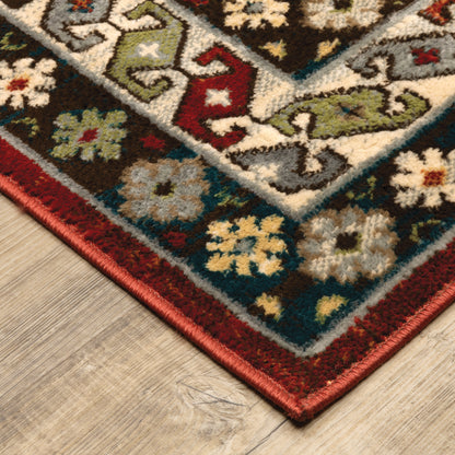 Juliette Red Multi Vintage Southwest/Lodge Indoor Rug