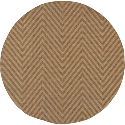 Karavia Tan Light Tan Casual Geometric Ulimate Performance - Indoor/Outdoor Rug