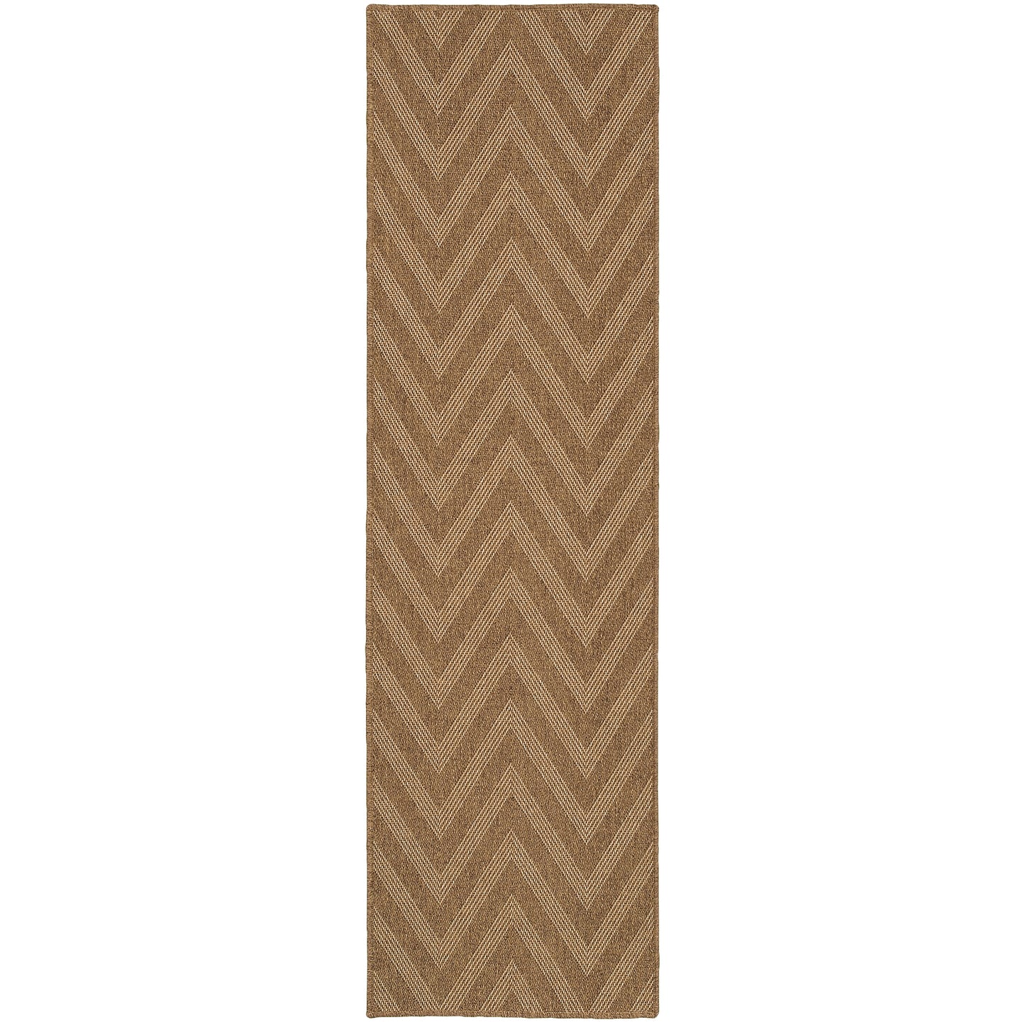 Karavia Tan Light Tan Casual Geometric Ulimate Performance - Indoor/Outdoor Rug