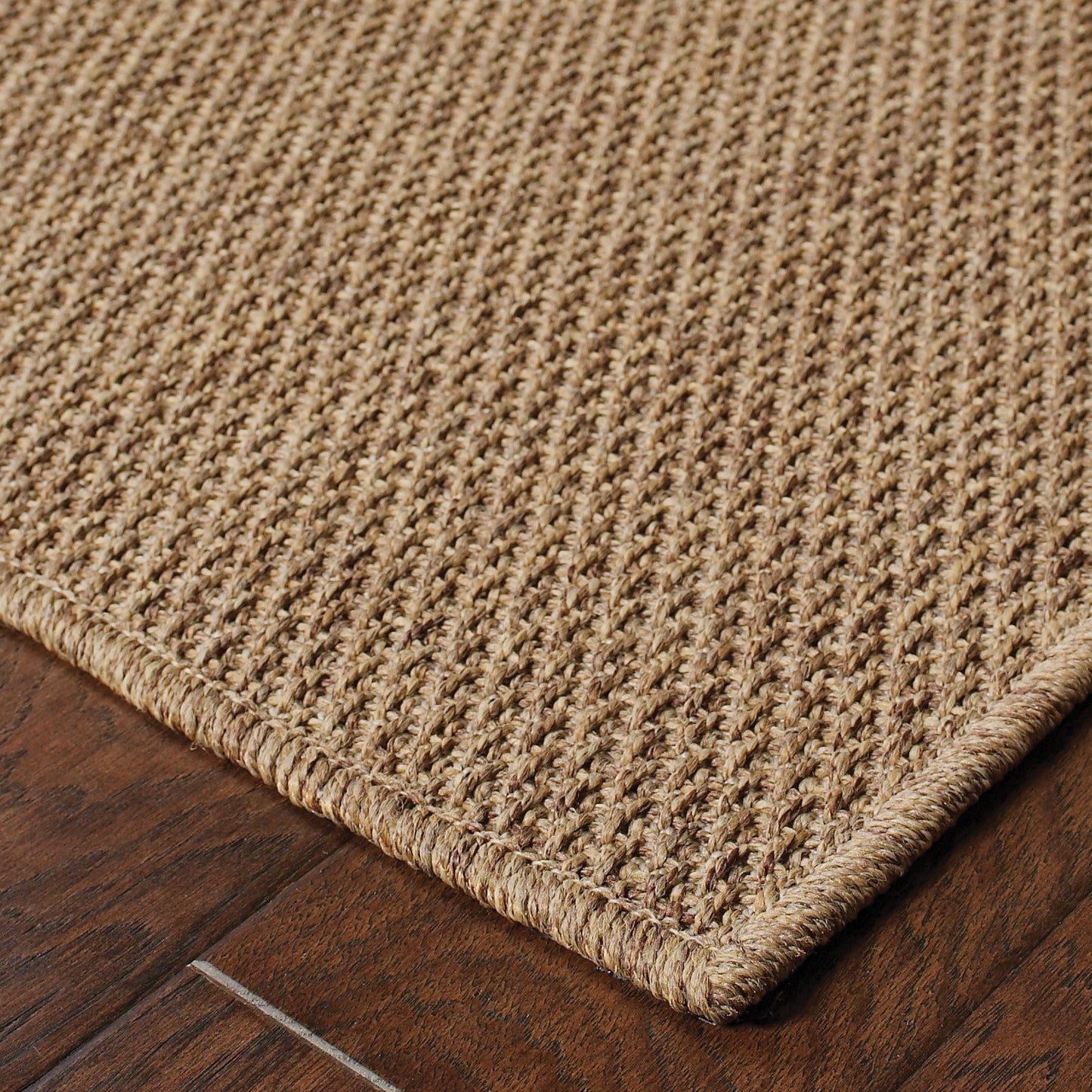 Karavia Tan  Casual Solid Ulimate Performance - Indoor/Outdoor Rug