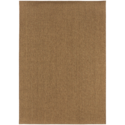 Karavia Tan  Casual Solid Ulimate Performance - Indoor/Outdoor Rug