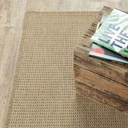 Karavia Sand  Casual Solid Ulimate Performance - Indoor/Outdoor Rug