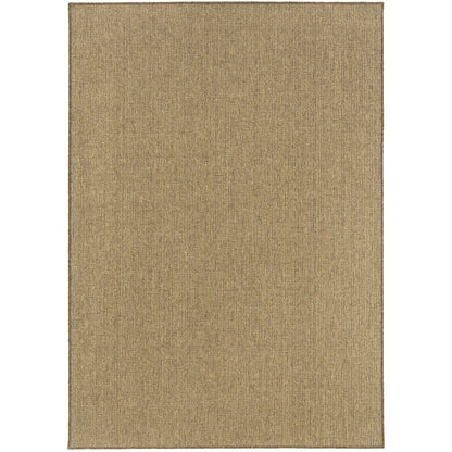 Karavia Tan  Casual Solid Ulimate Performance - Indoor/Outdoor Rug