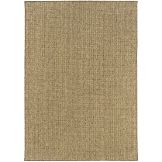 Karavia Tan  Casual Solid Ulimate Performance - Indoor/Outdoor Rug