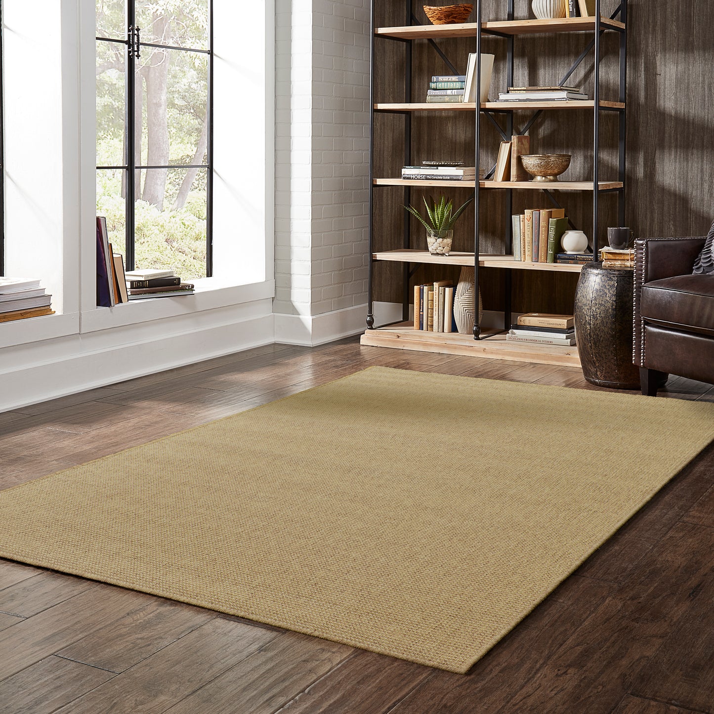 Karavia Tan  Casual Solid Ulimate Performance - Indoor/Outdoor Rug