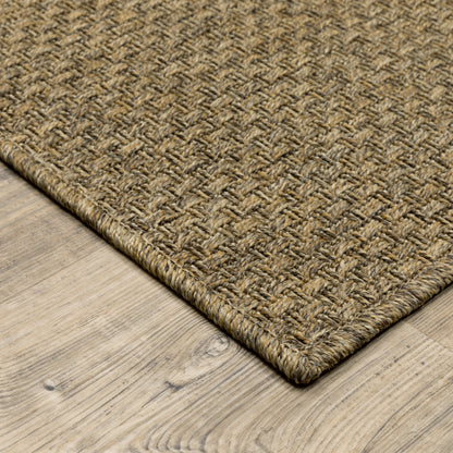 Karavia Tan  Casual Solid Ulimate Performance - Indoor/Outdoor Rug