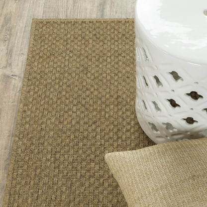 Karavia Tan  Casual Solid Ulimate Performance - Indoor/Outdoor Rug