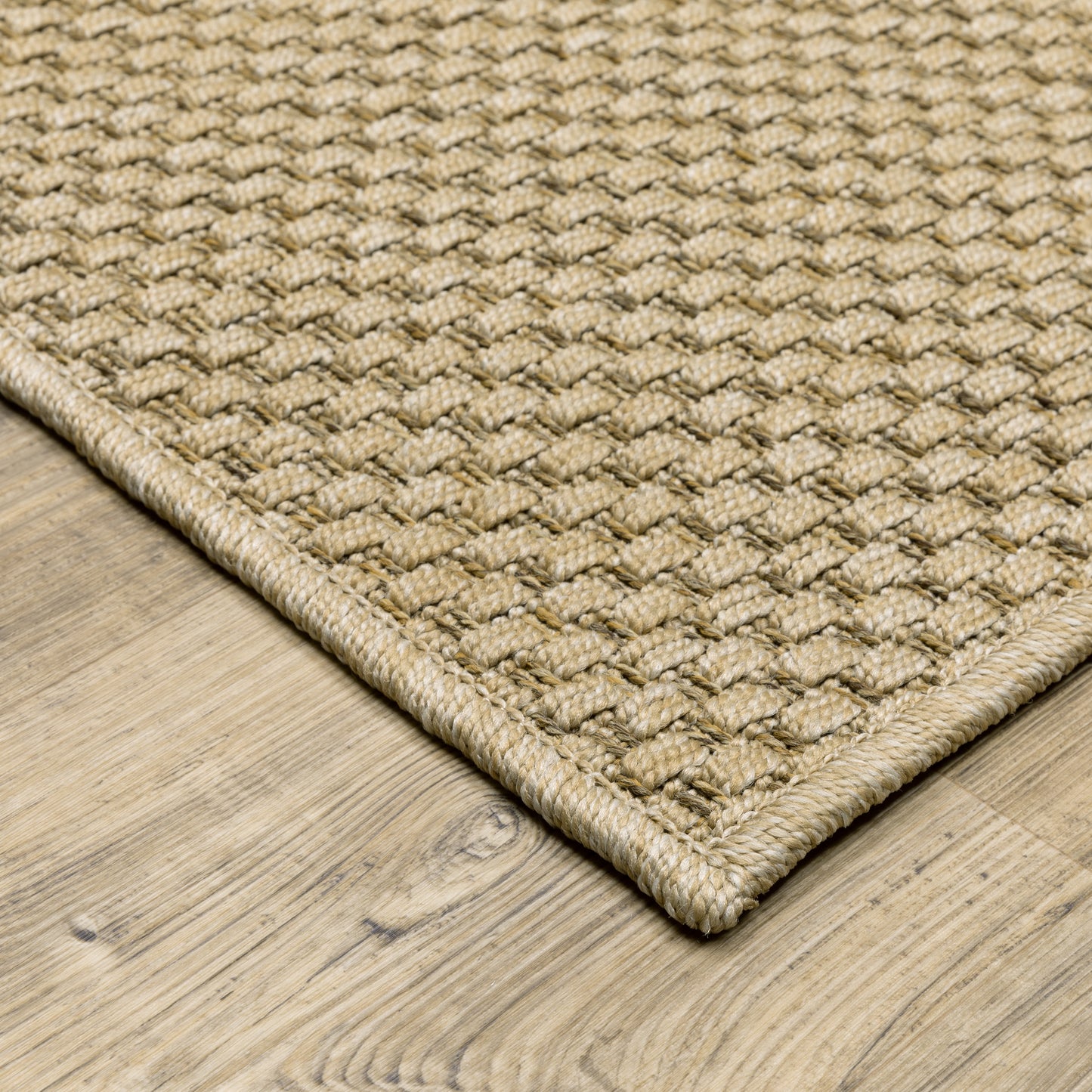 Karavia Sand  Casual Solid Ulimate Performance - Indoor/Outdoor Rug