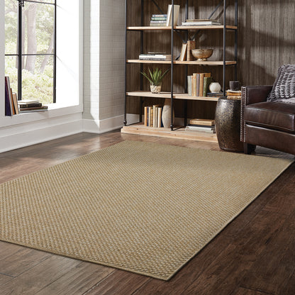 Karavia Sand  Casual Solid Ulimate Performance - Indoor/Outdoor Rug