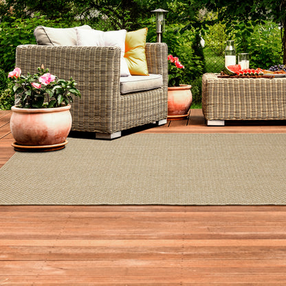 Karavia Sand  Casual Solid Ulimate Performance - Indoor/Outdoor Rug