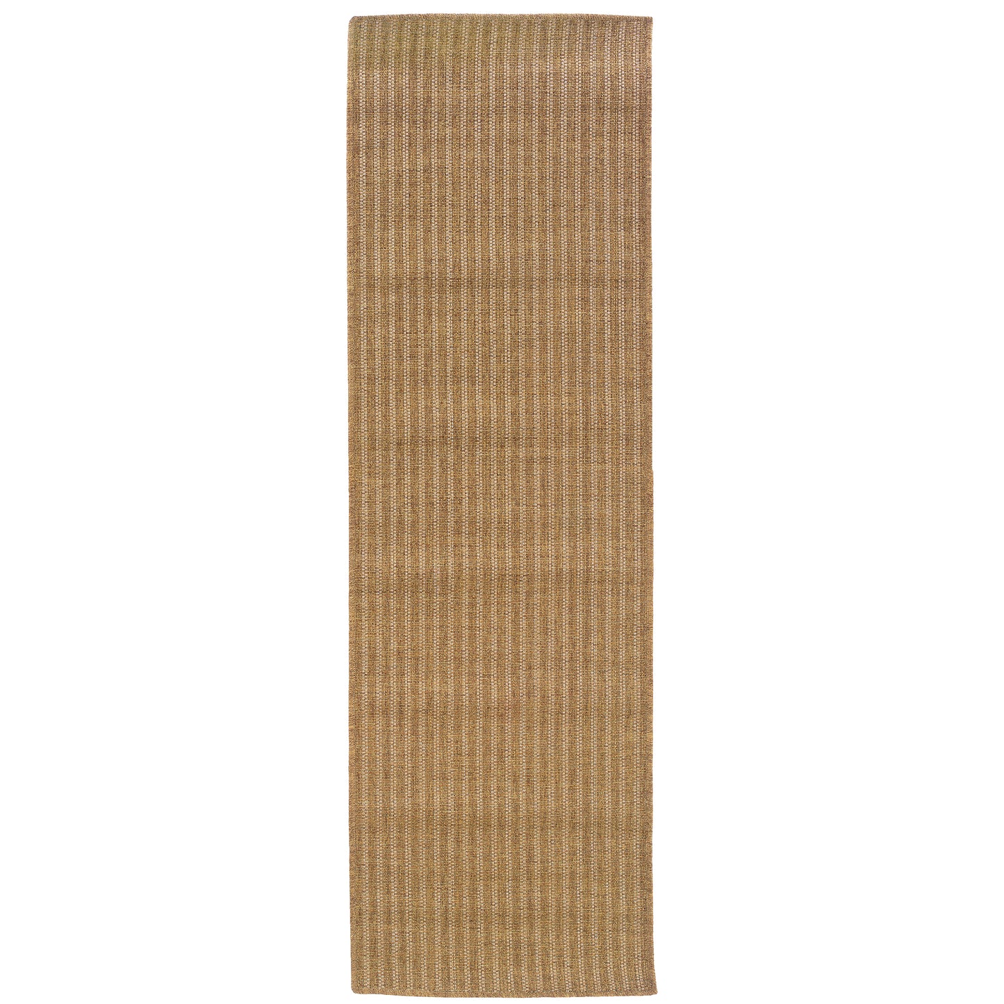 Karavia Brown Light Brown Casual Striped Ulimate Performance - Indoor/Outdoor Rug