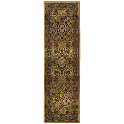 Kharma Beige Red Traditional Oriental Indoor Rug