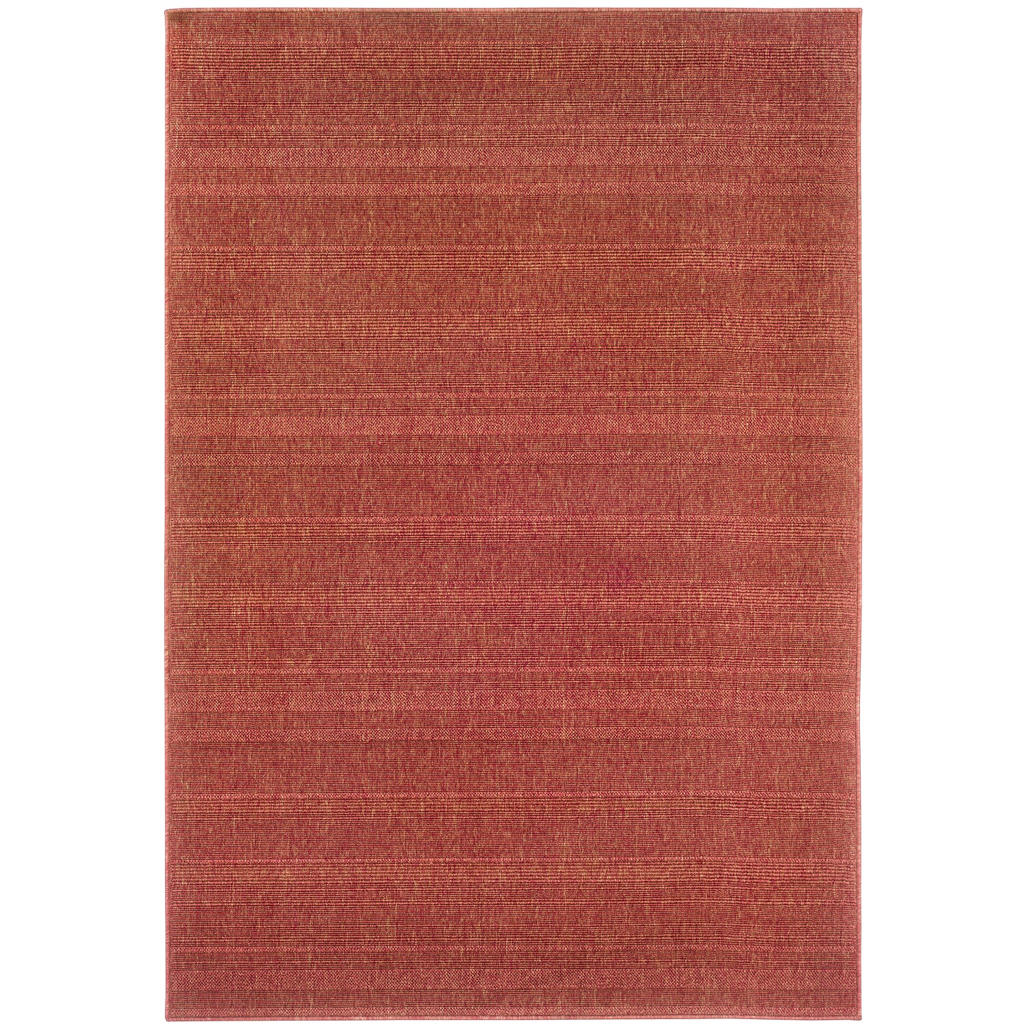 Lanai Red  Casual Solid Indoor/Outdoor Rug