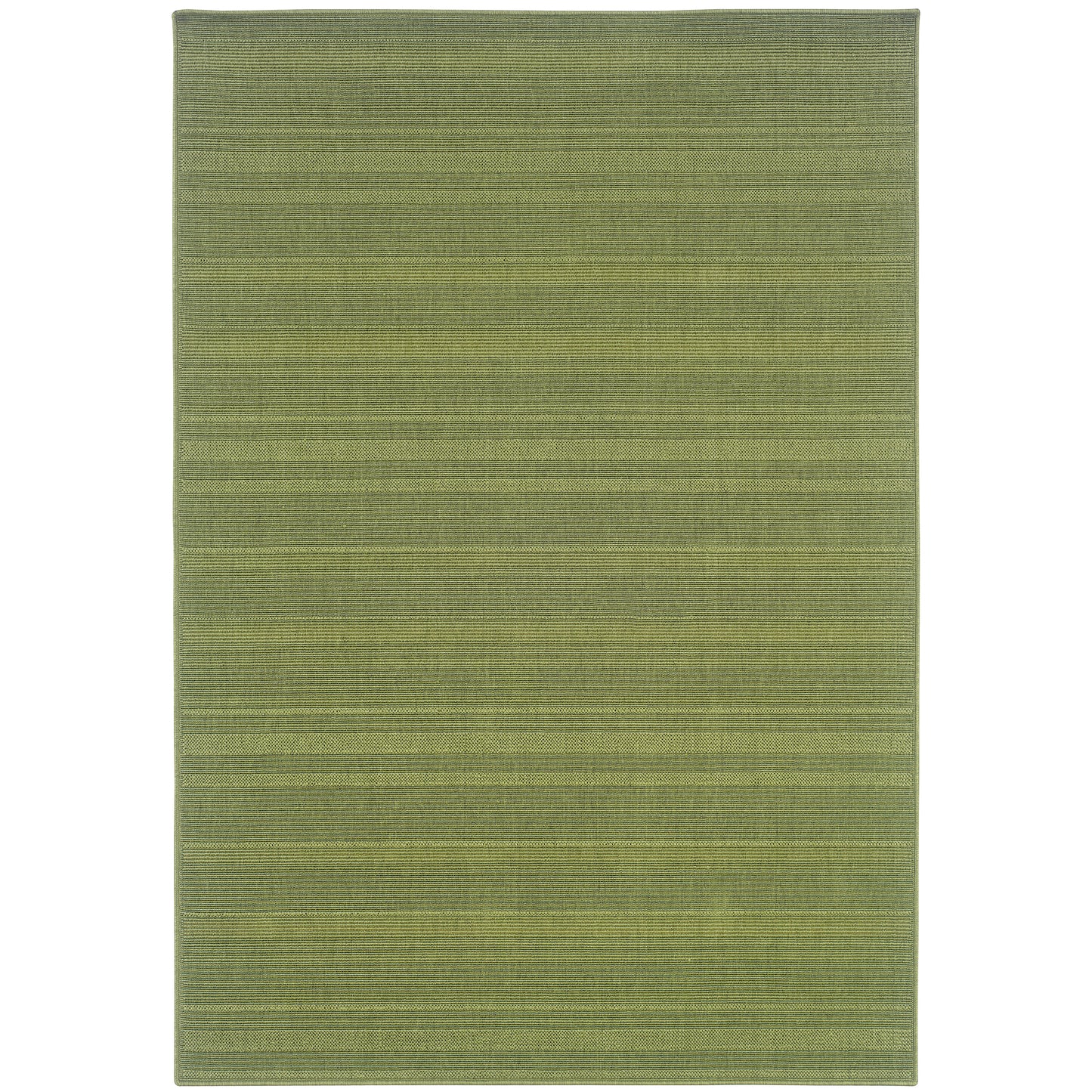 Lanai Green  Casual Solid Indoor/Outdoor Rug