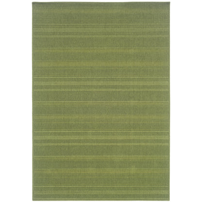 Lanai Green  Casual Solid Indoor/Outdoor Rug