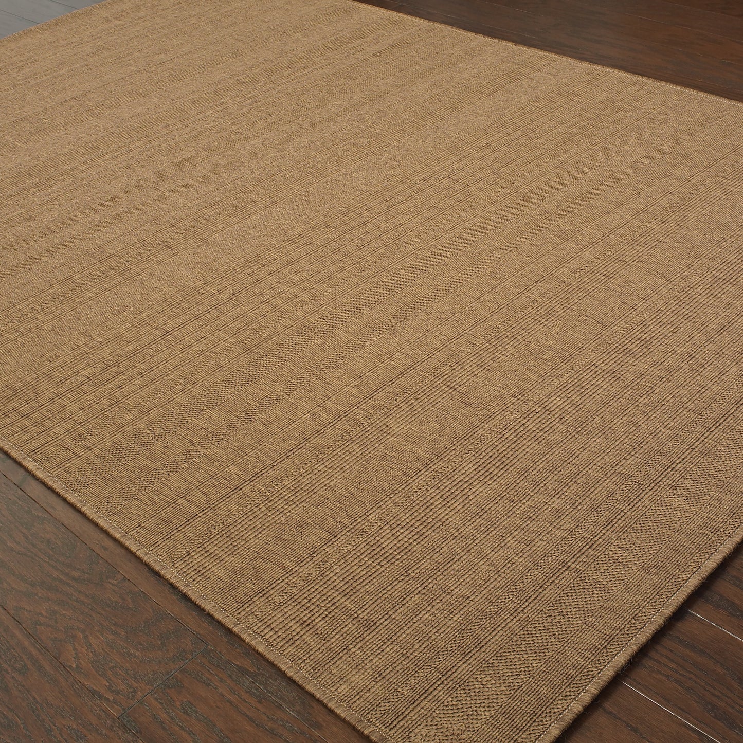 Lanai Tan  Casual Solid Indoor/Outdoor Rug