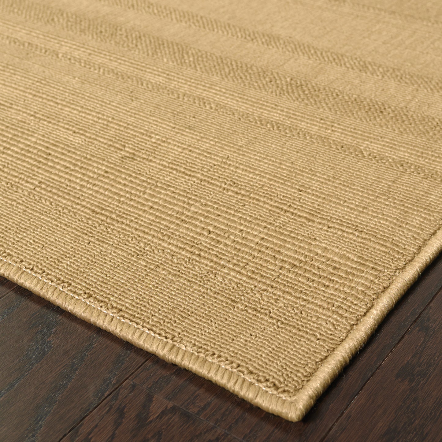 Lanai Tan  Casual Solid Indoor/Outdoor Rug