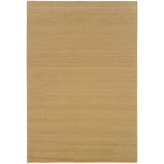 Lanai Tan  Casual Solid Indoor/Outdoor Rug