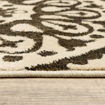 Laurel Beige Multi Global Medallion Indoor Rug