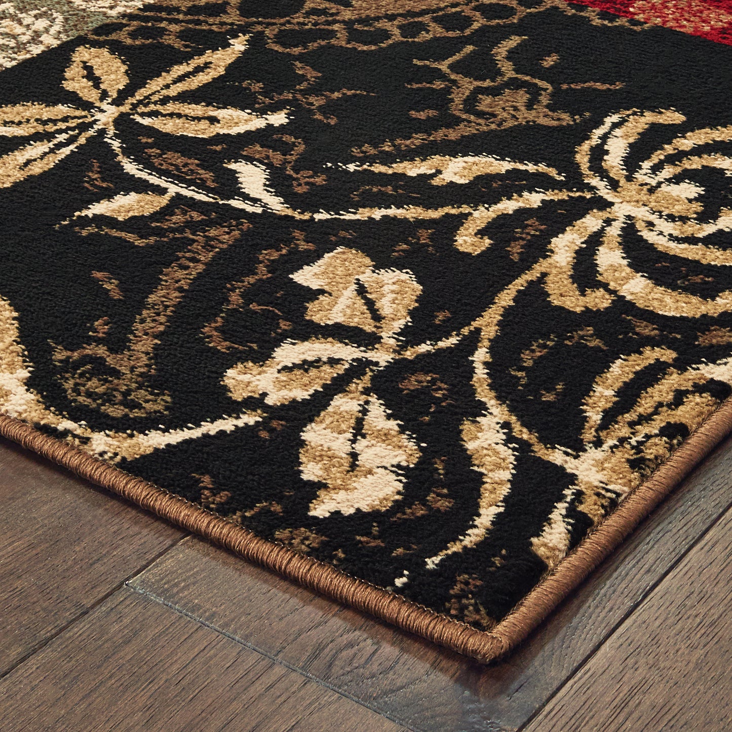 Laurel Multi-colored  Traditional Floral Indoor Rug