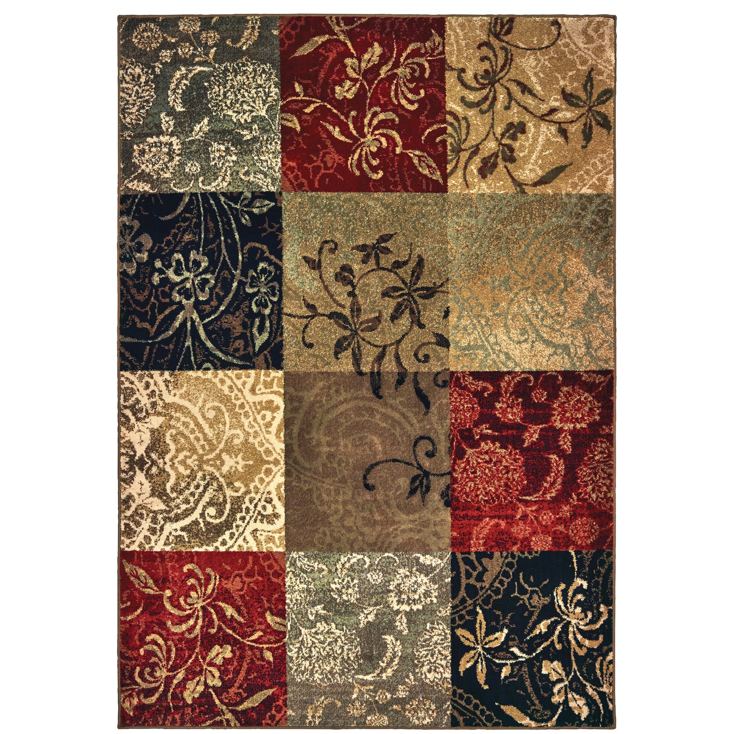 Laurel Multi-colored  Traditional Floral Indoor Rug