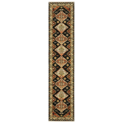 Lilihan Charcoal Multi Southwestern Southwest/Lodge Indoor Rug