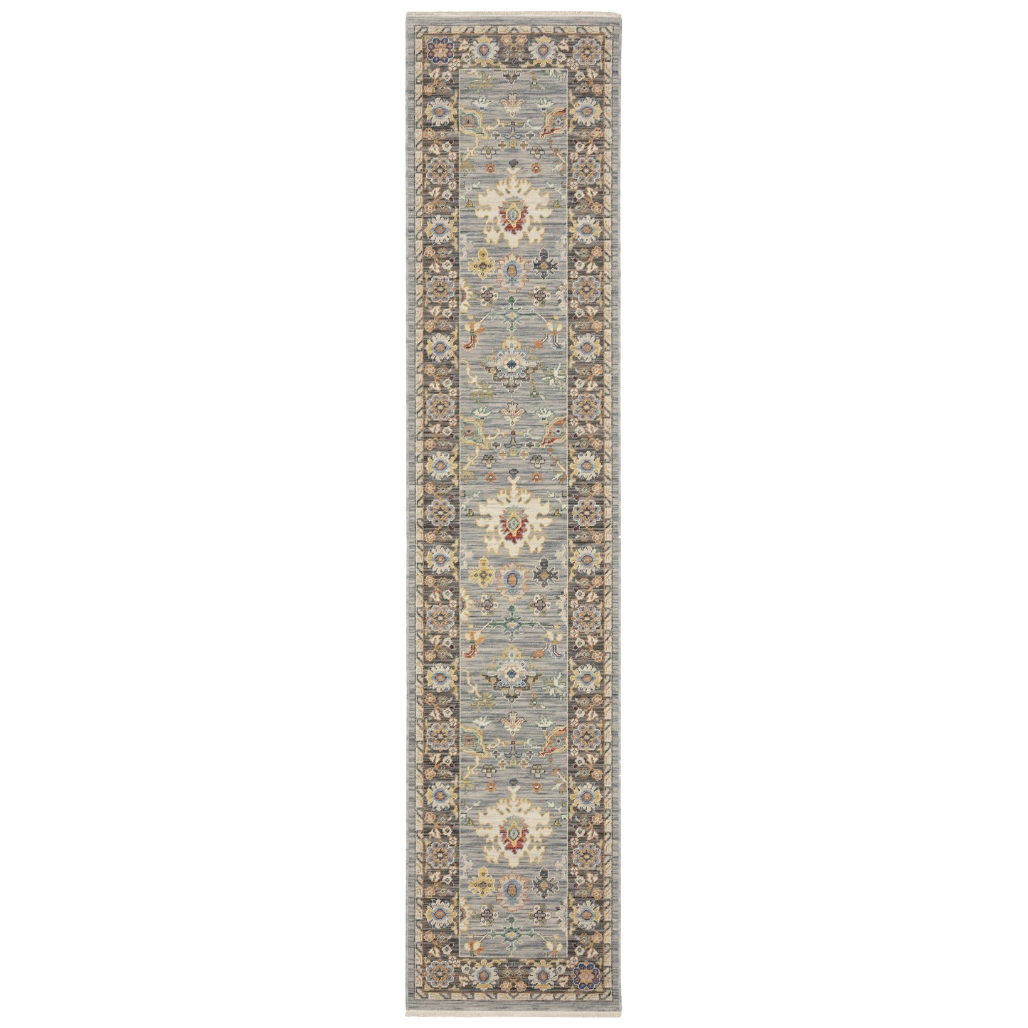 Lucca Blue Multi Traditional Oriental Indoor Rug