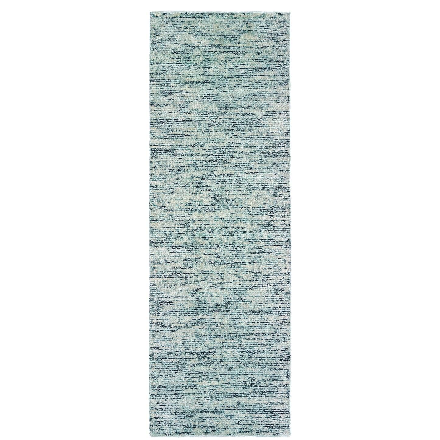 Lucent Blue Teal Modern & Contemporary Solid Indoor Rug