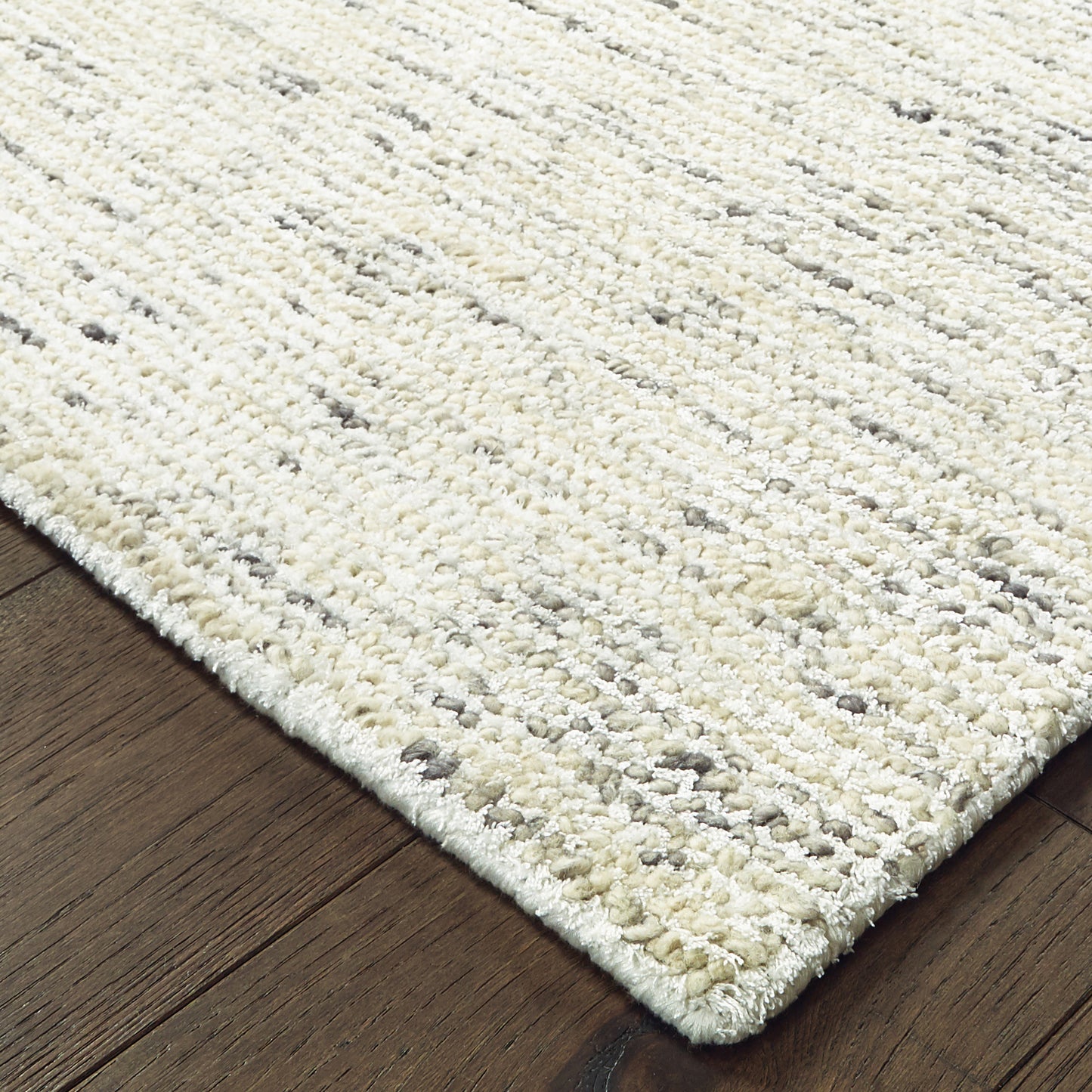 Lucent Ivory Stone Modern & Contemporary Solid Indoor Rug