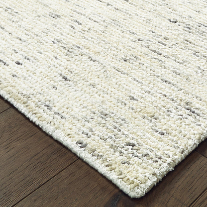 Lucent Ivory Stone Modern & Contemporary Solid Indoor Rug