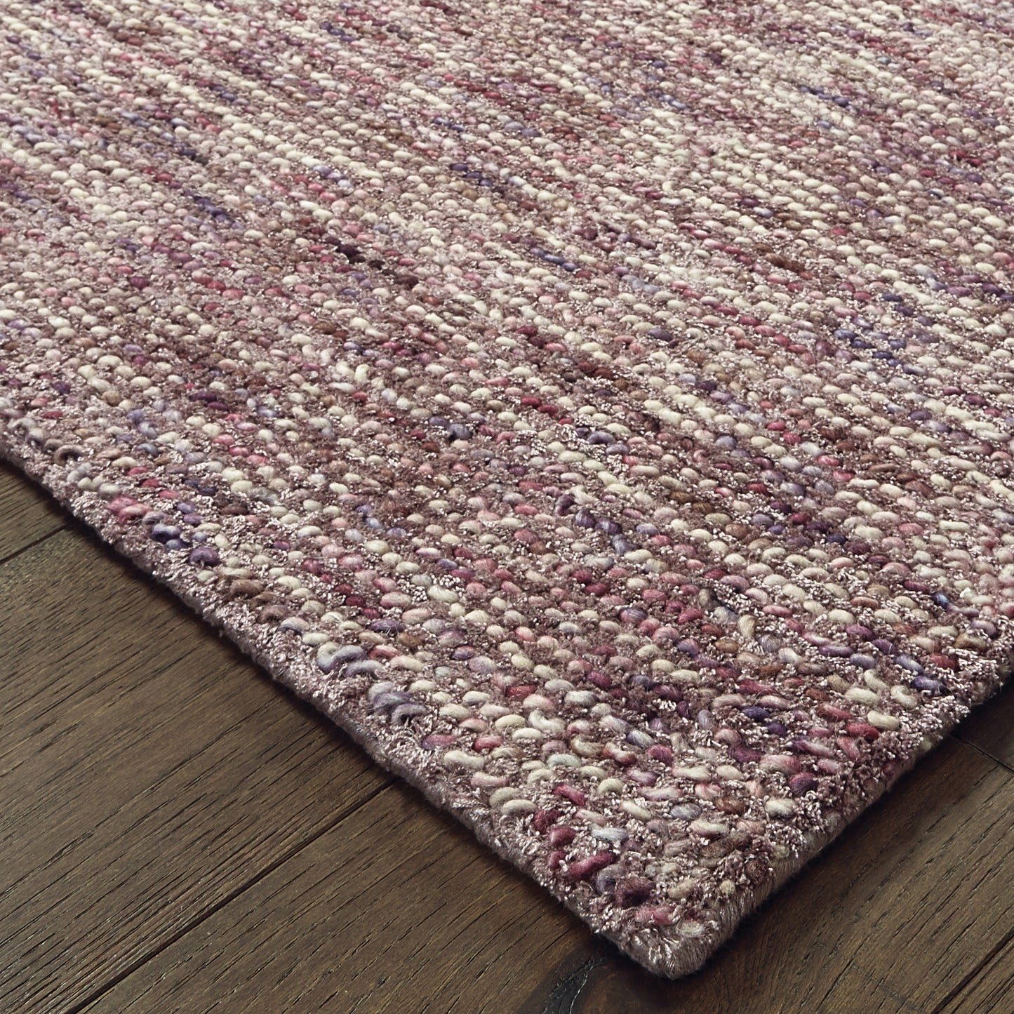 Lucent Purple Pink Modern & Contemporary Solid Indoor Rug