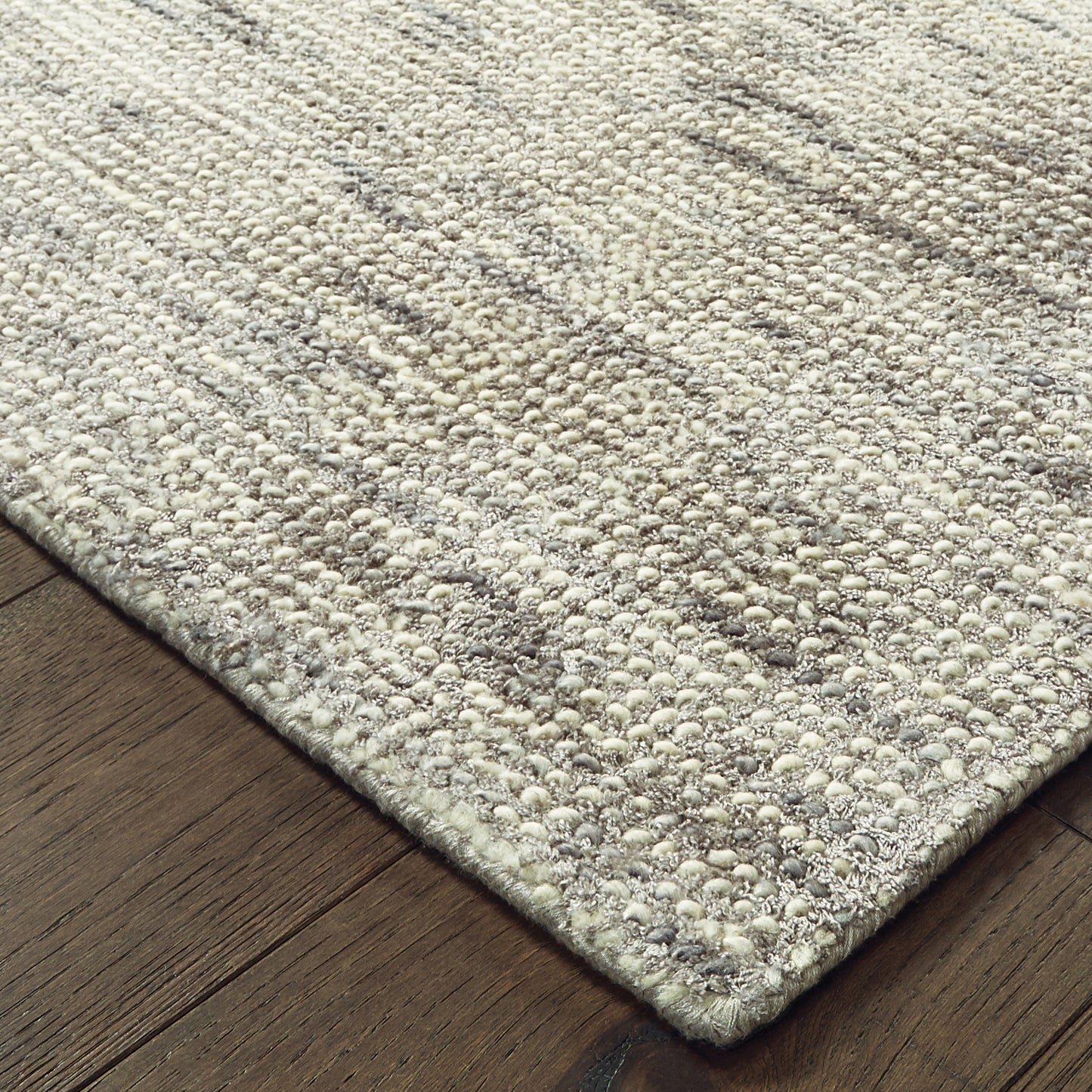 Lucent Stone Grey Modern & Contemporary Solid Indoor Rug