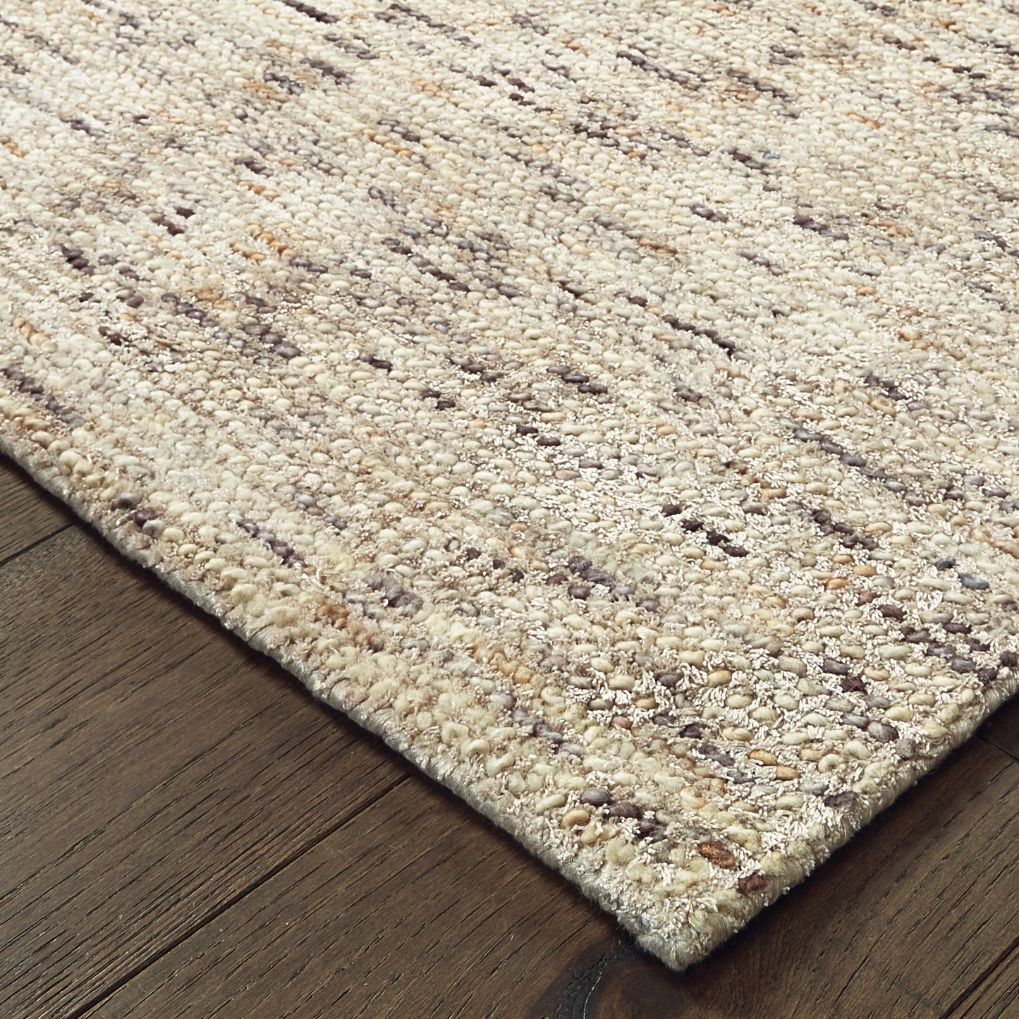 Lucent Ivory Sand Modern & Contemporary Solid Indoor Rug