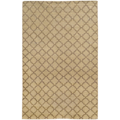 Maddox Beige Stone Bohemian Geometric Indoor Rug