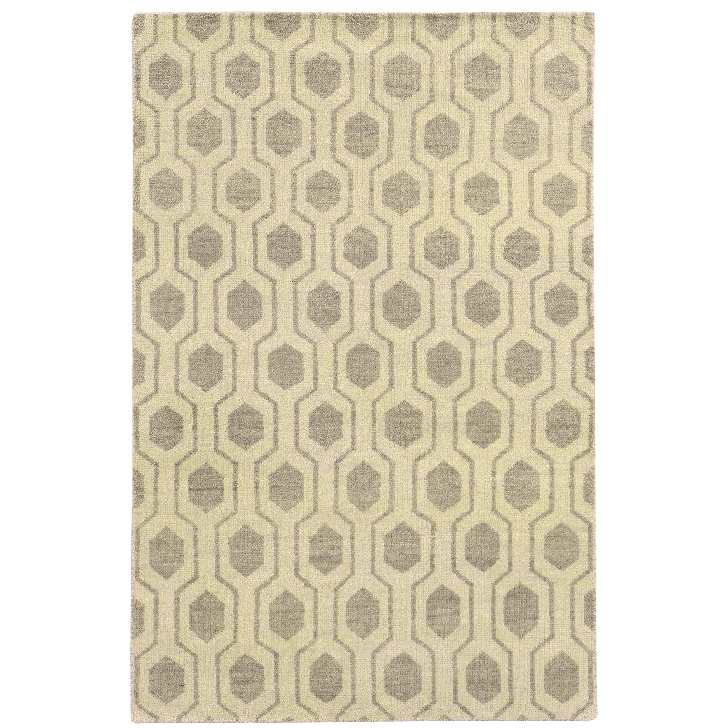 Maddox Beige Stone Casual Geometric Indoor Rug