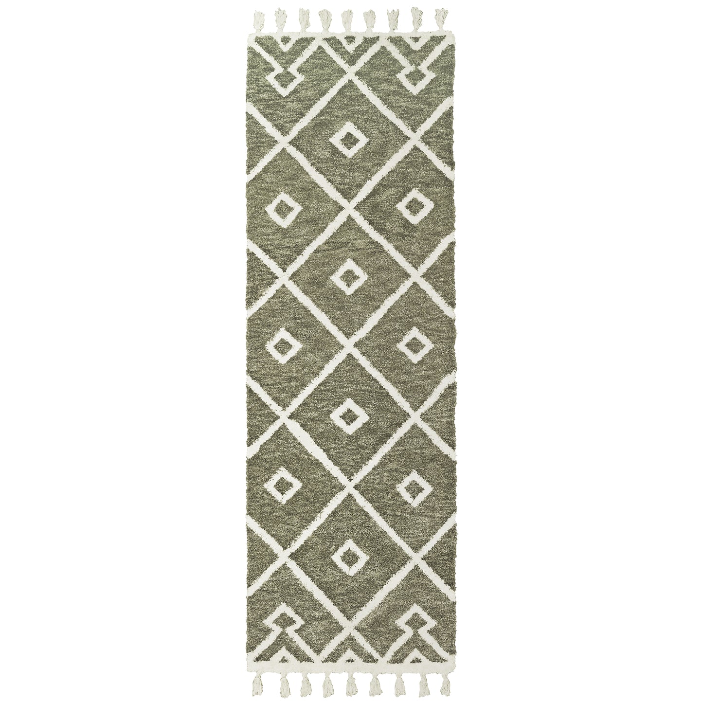 Madison Grey Ivory Bohemian Geometric Indoor Rug