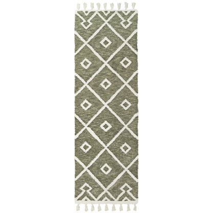 Madison Grey Ivory Bohemian Geometric Indoor Rug