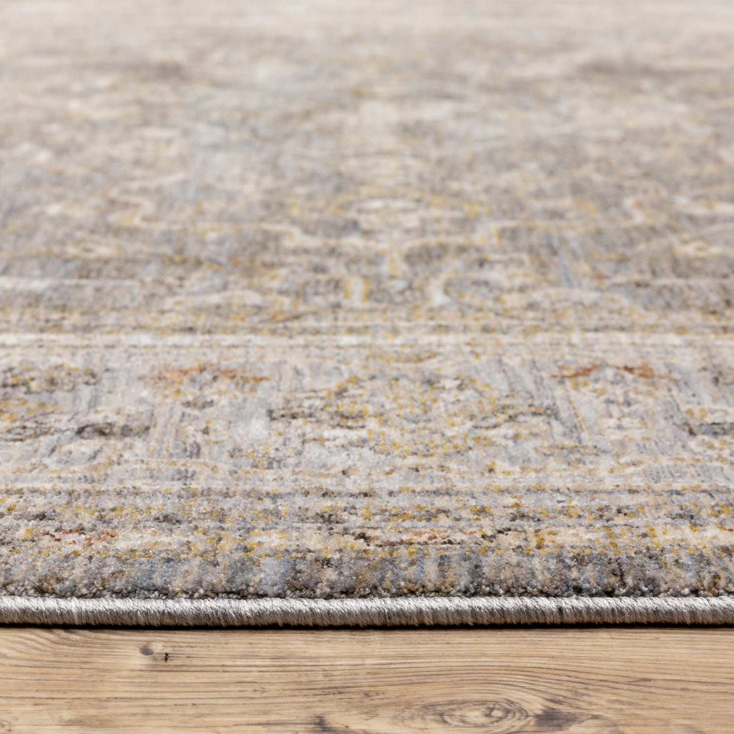 Maharaja Beige Grey Traditional Oriental Indoor Rug