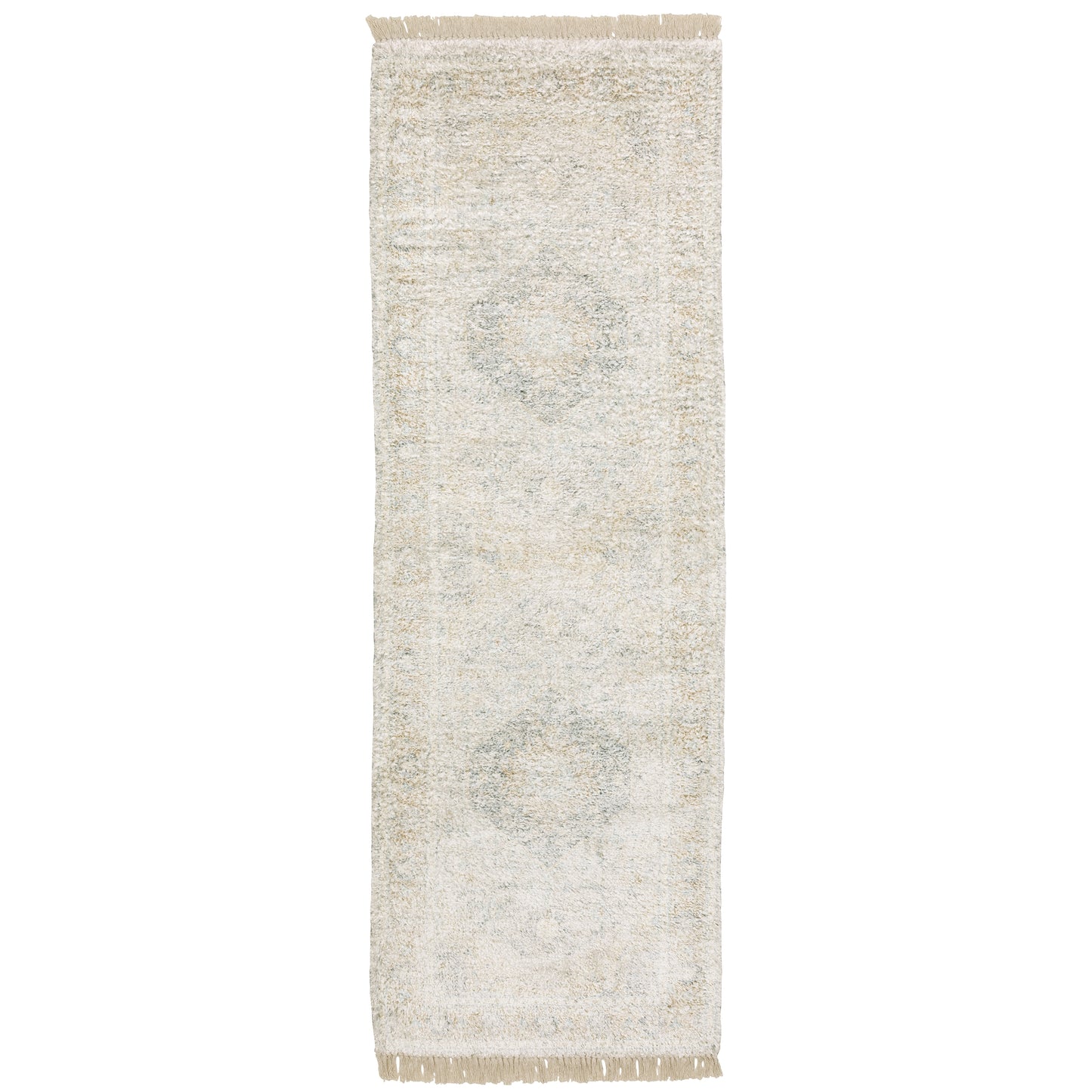 Malabar Beige Grey Traditional Oriental Indoor Rug