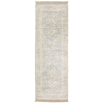 Malabar Grey Beige Traditional Oriental Indoor Rug