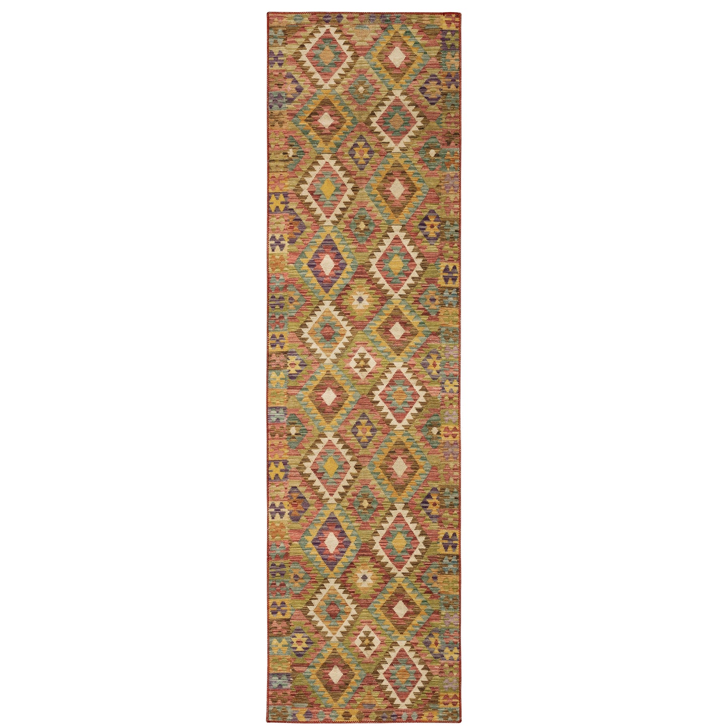 Malibu Gold Multi Southwestern Western Indoor Rug