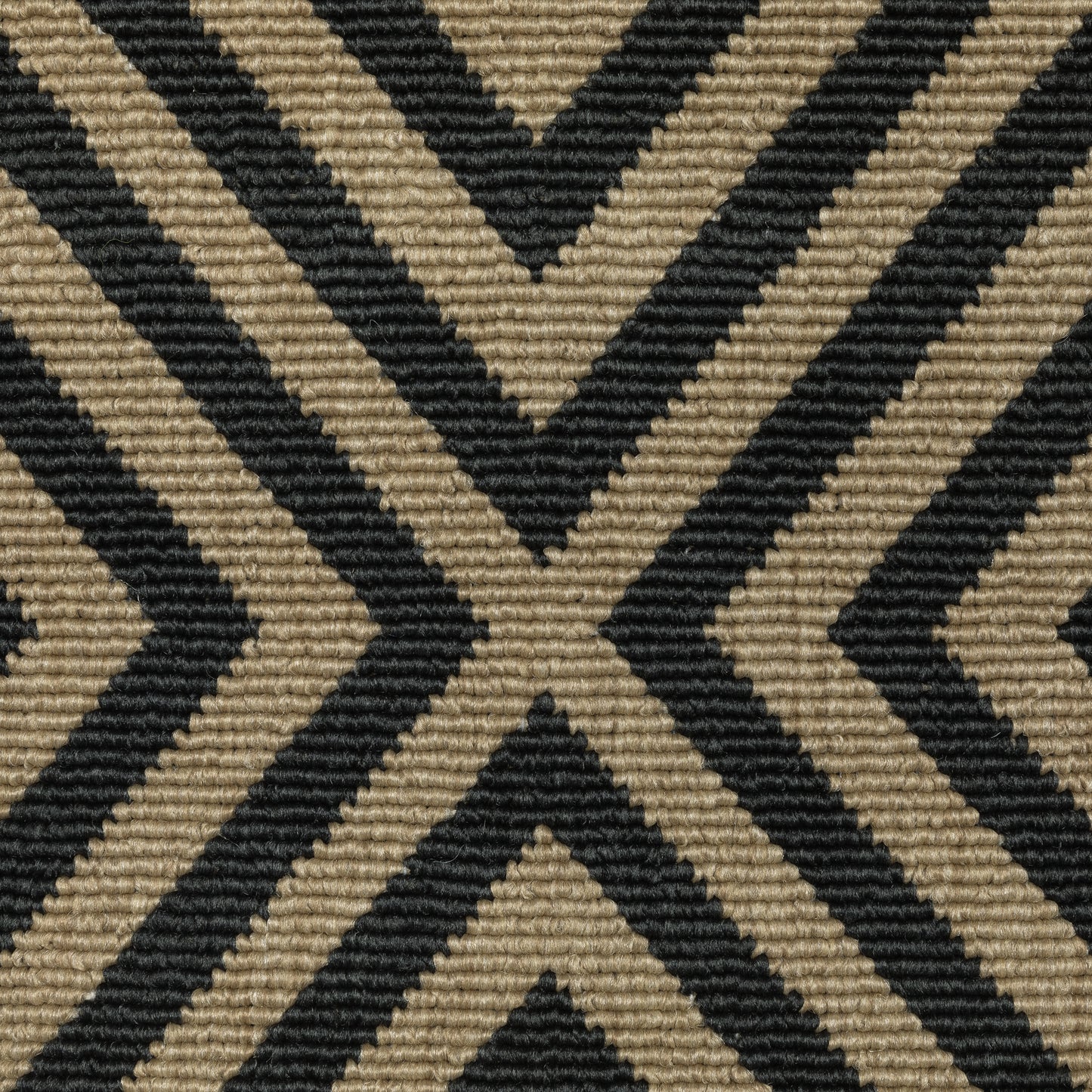 Marina Black Tan Casual Geometric Indoor/Outdoor Rug