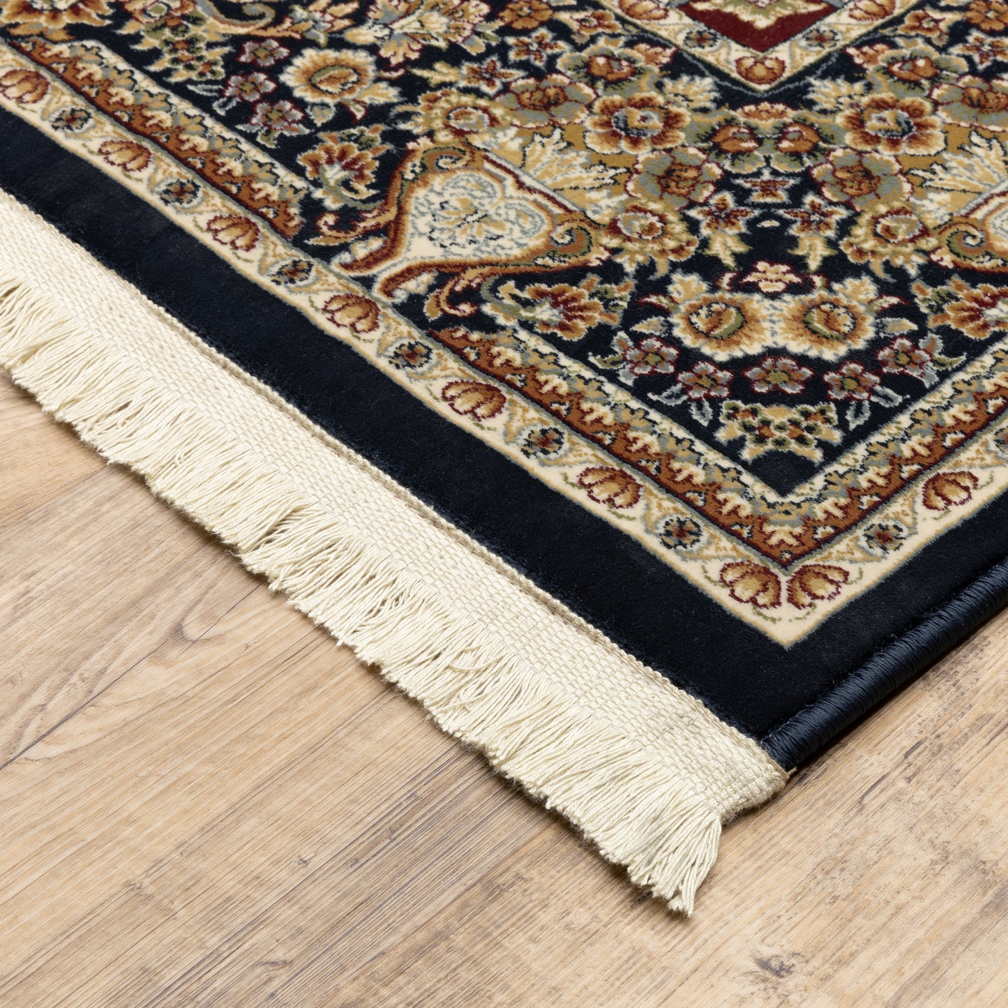 Masterpiece Navy Multi Traditional Oriental Indoor Rug