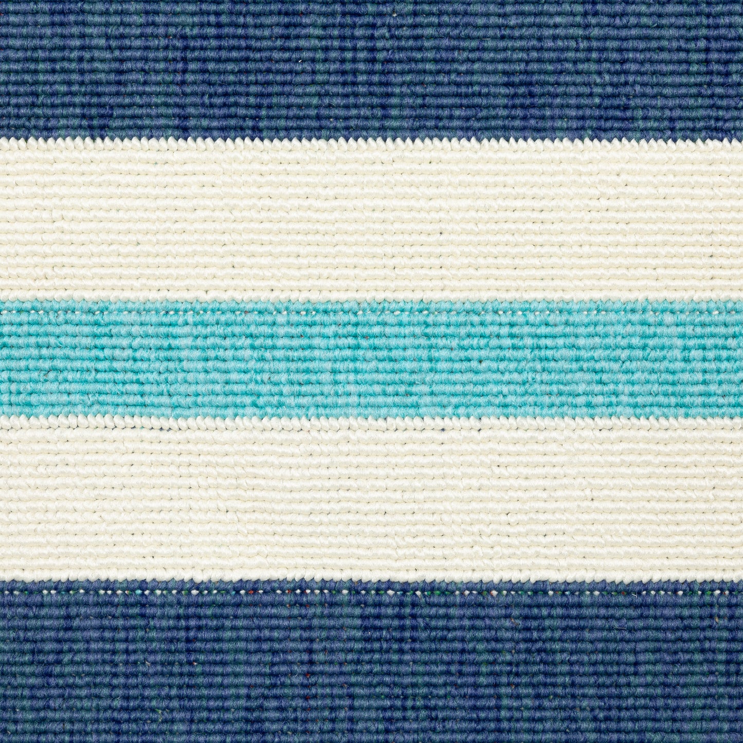 Meridian Blue Ivory Nautical & Coastal Striped Indoor/Outdoor Rug