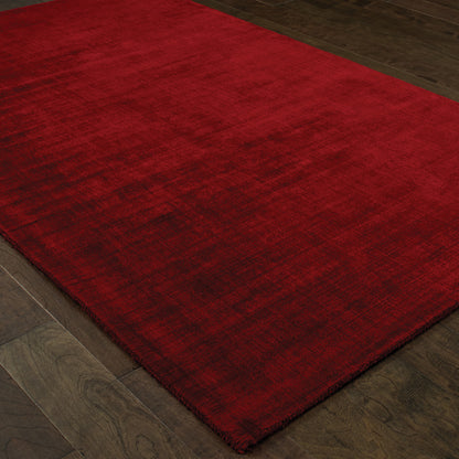 Mira Red  Modern & Contemporary Solid Indoor Rug