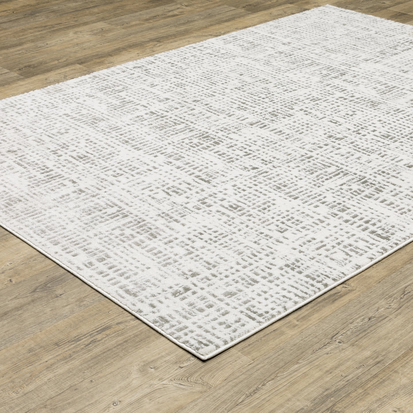 Montecito White Grey Modern & Contemporary Geometric Indoor Rug