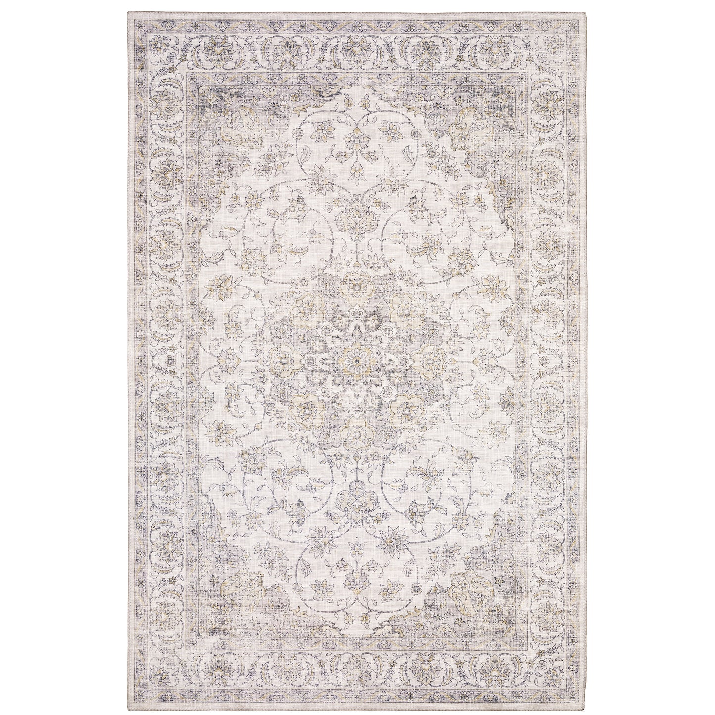 Myers Park Beige Gold Traditional Oriental Indoor Rug