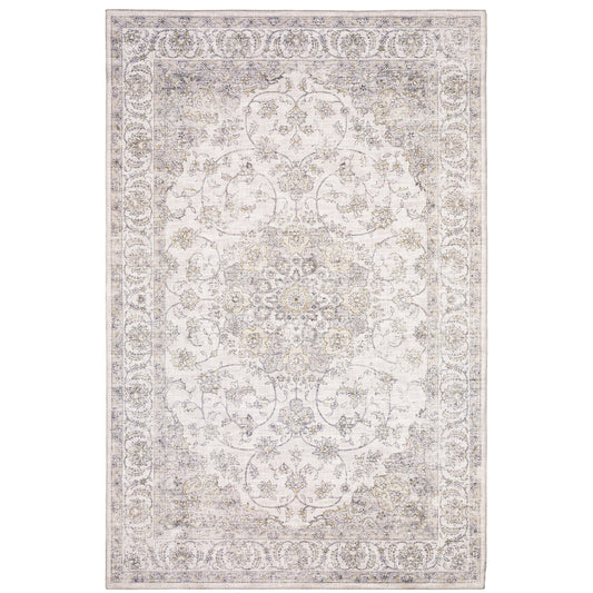 Myers Park Beige Gold Traditional Oriental Indoor Rug