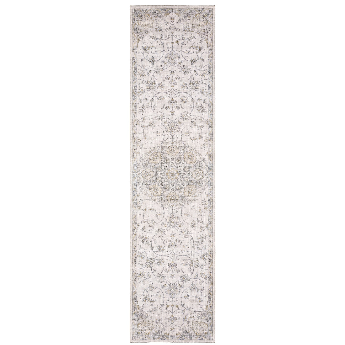 Myers Park Beige Gold Traditional Oriental Indoor Rug